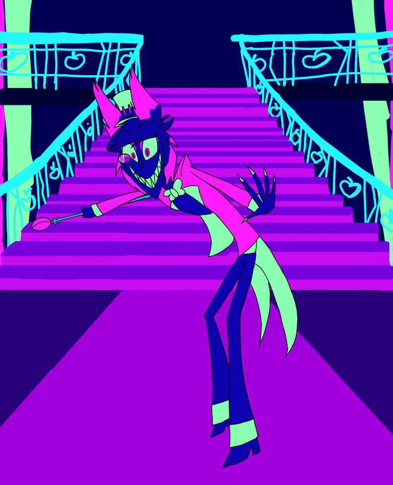 Neon Alastor | Hazbin Hotel (official) Amino