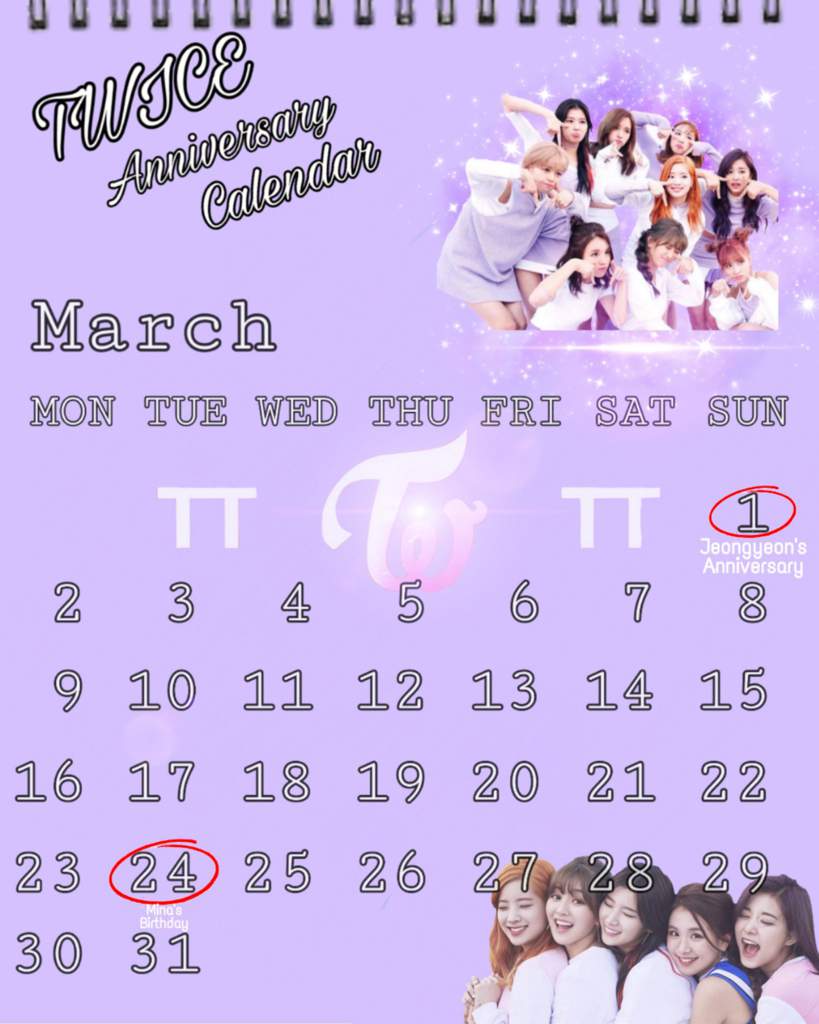 2020 TWICE Anniversary Calendar Twice (트와이스)ㅤ Amino