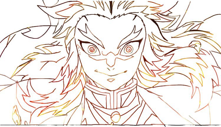 Rengoku (not really a drawing) | Demon Slayer: Kimetsu No Yaiba Amino