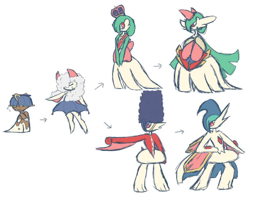 Galarian Ralts Evolutions Pokemon Artdrawing Amino Amino