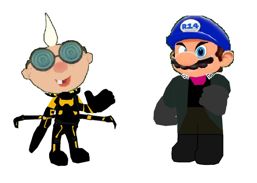 Smg4 X Mcu E Gadd As Darren Cross Yellow Jacket And Enzo As Helmut ...