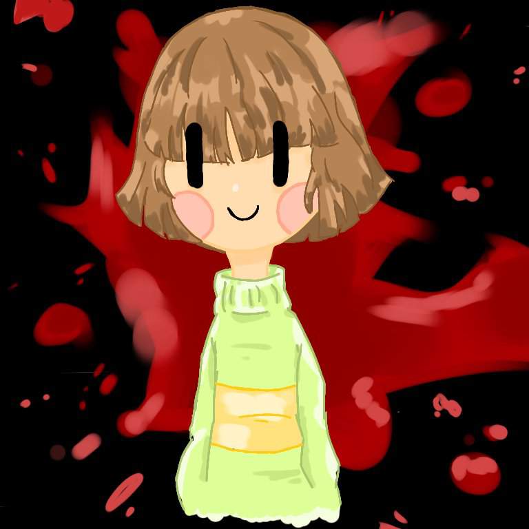 Chara and blood = ) | Undertale Amino