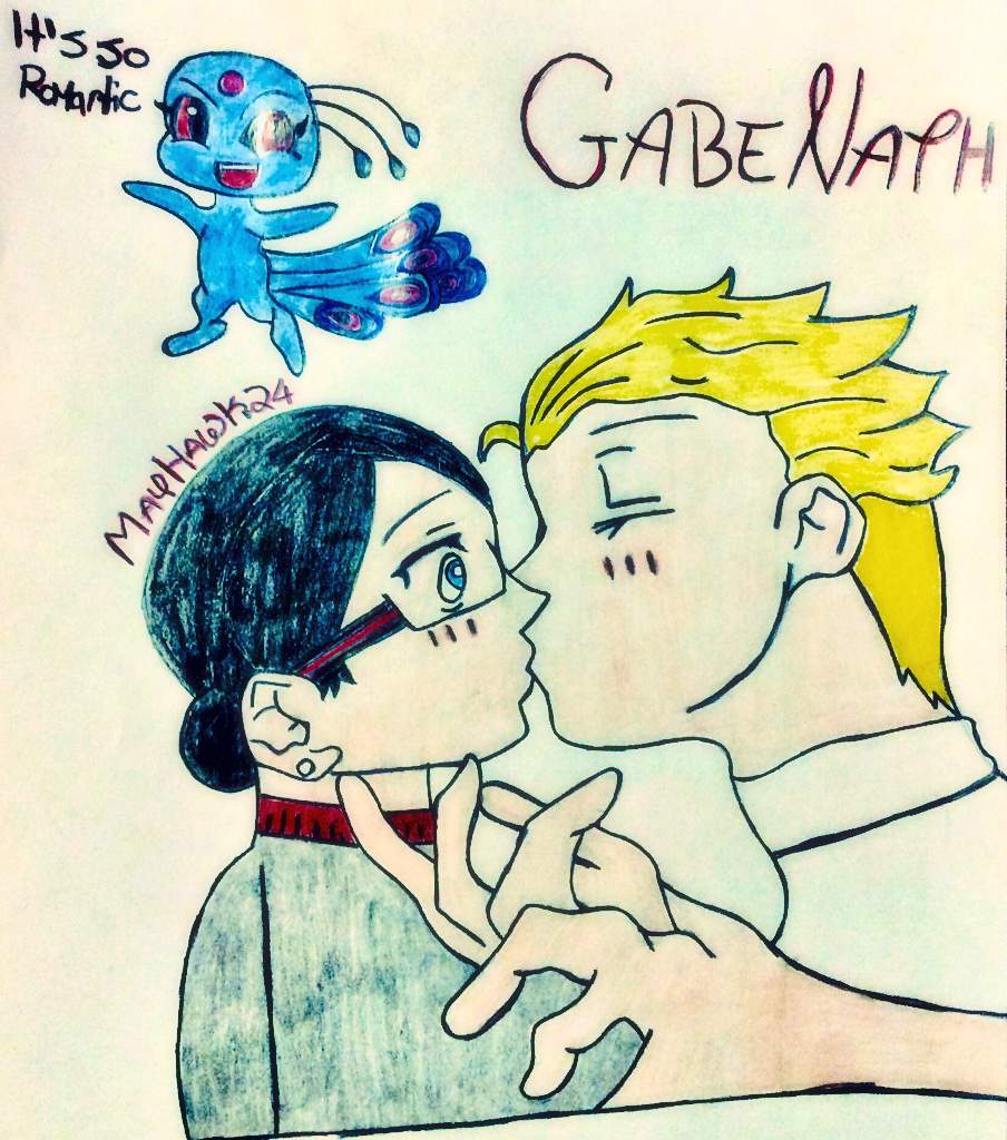 GabeNath Kiss Drawing | Miraculous Amino