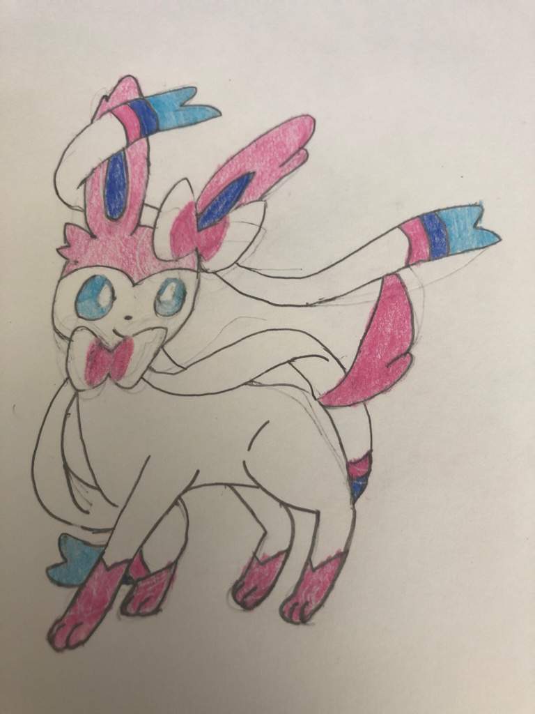 Sylveon drawing! | Draw What Ever You'd Like! Amino