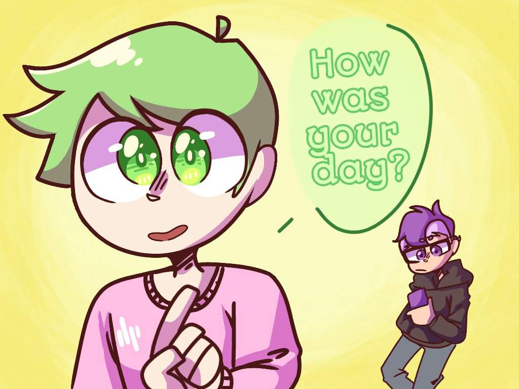 a little push // comic | !Danplan Amino! Amino