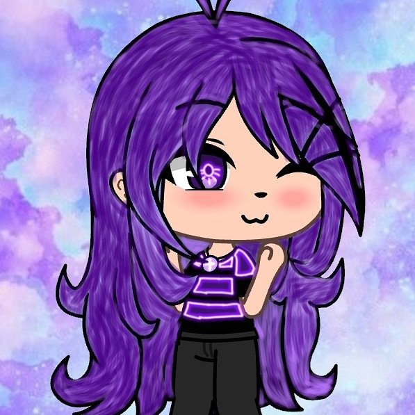 Purple edit | Gacha-Life Amino