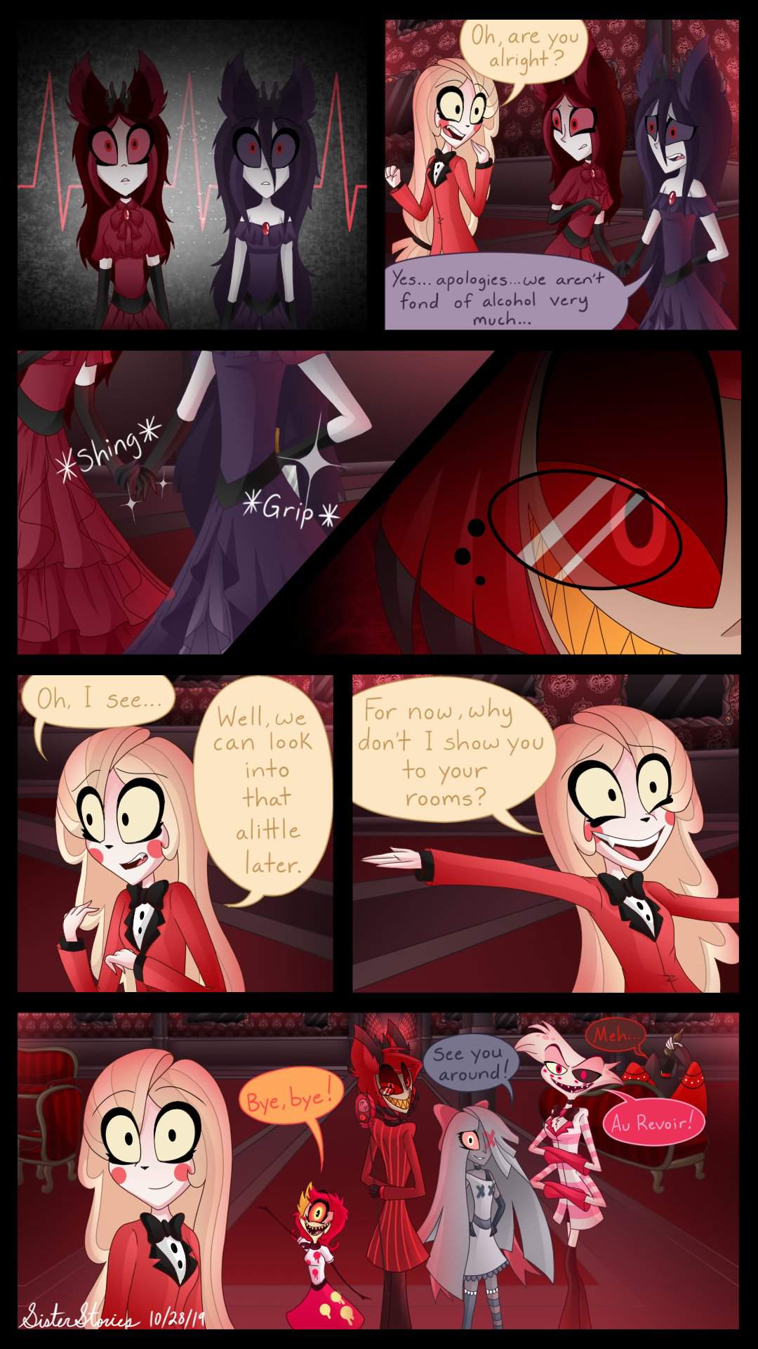 OC Comic-Arrival Pt10(HHOCs) | Hazbin Hotel (official) Amino