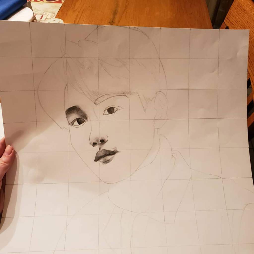 Baekhyun • Graphite drawing | K-Pop Amino