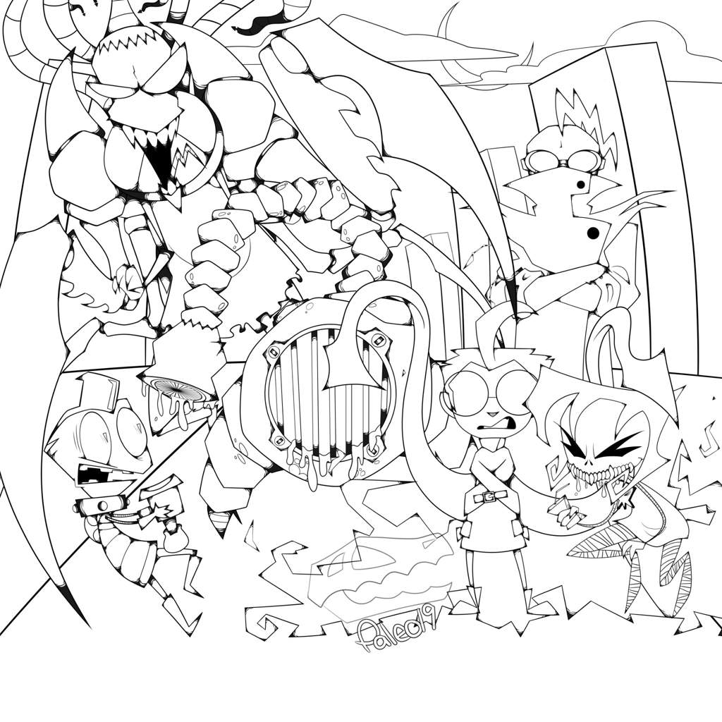 zombie knight coloring pages