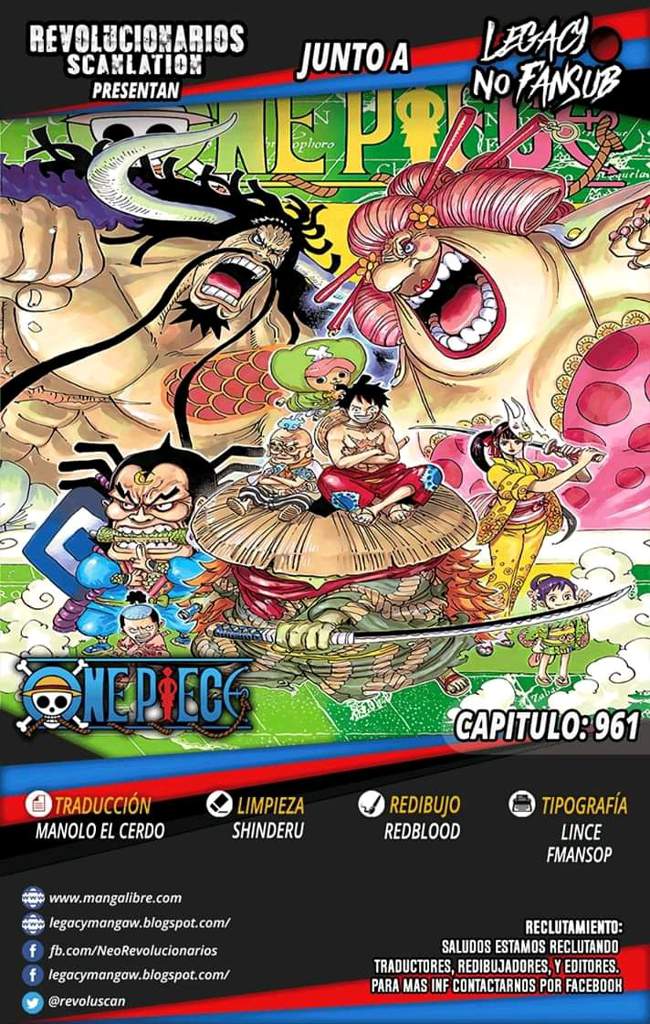 One Piece Manga 961 One Piece Amino