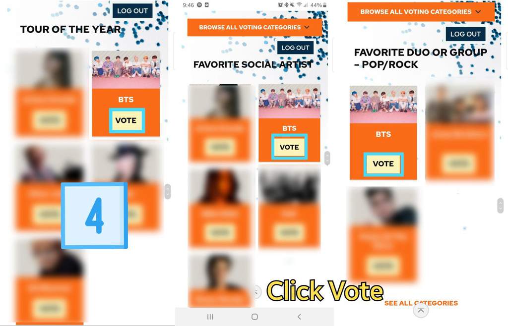 AMAs Voting Tutorial | ARMY's Amino