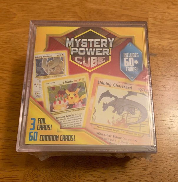 1x NEW Sealed Pokemon Mystery Power Cube Box Chance at 1st Edition Charizard!!! 