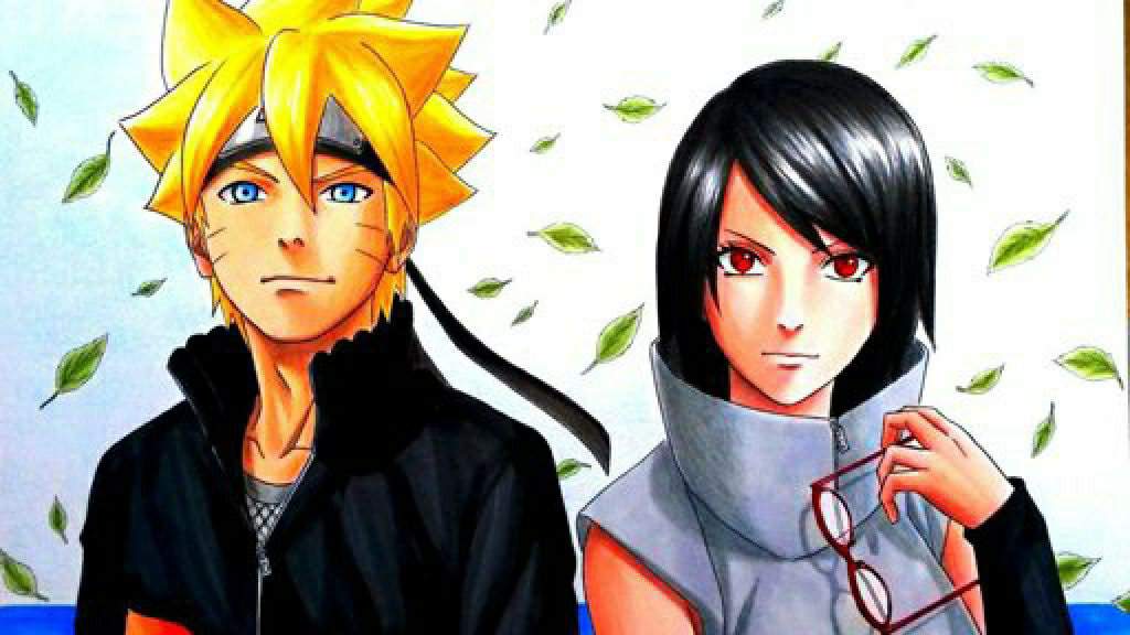 Боруто и Сарада | 〖🍥🍜Naruto/Boruto🍔🍡〗 Amino