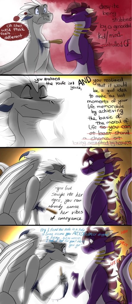 Here is a comic thing I did | Wings Of Fire Amino