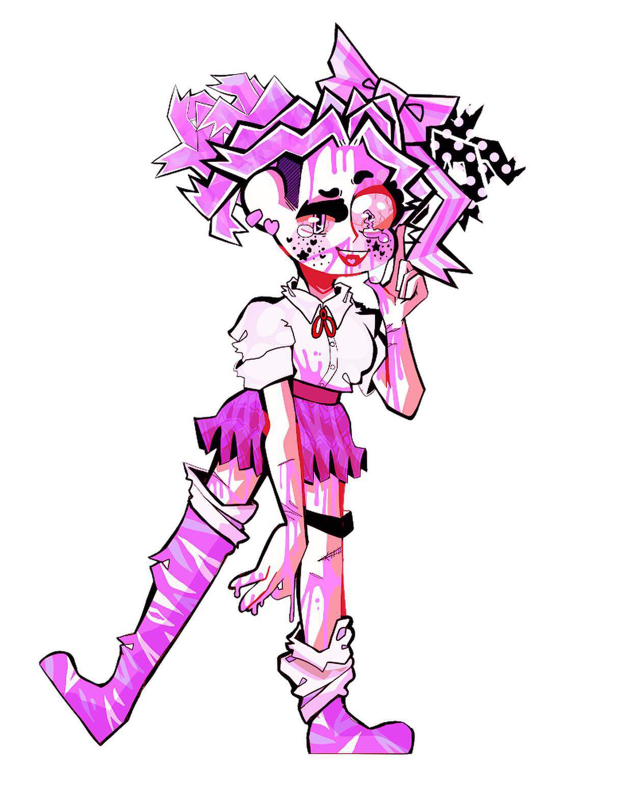 Popping candy. (Villain OC) GORE | My Hero Academia Amino