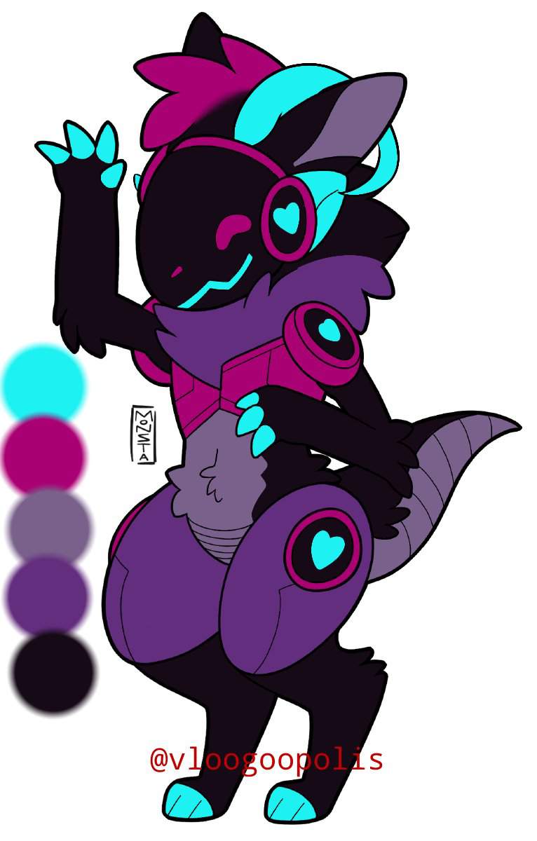 Made a Protogen version of my fursona | Furry Amino