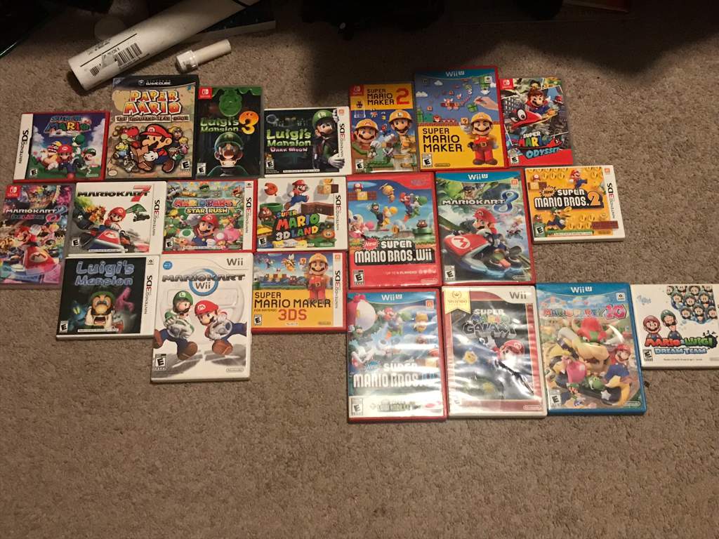 all mario games in order