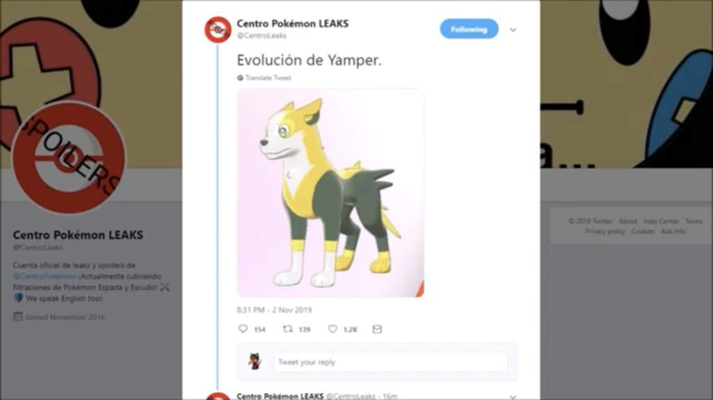 Another Supposed Leak Yampers Evolution Pokémon Sword
