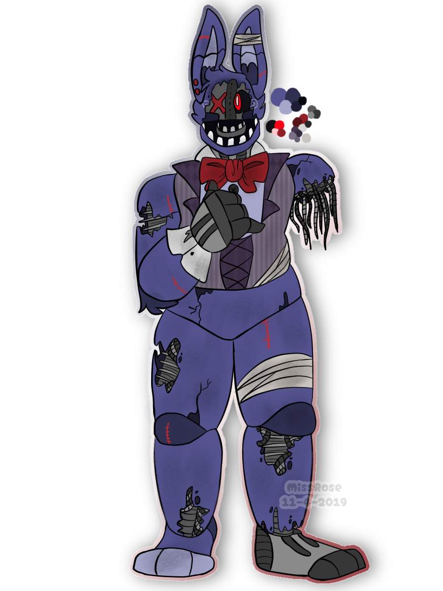 Картинка withered bonnie