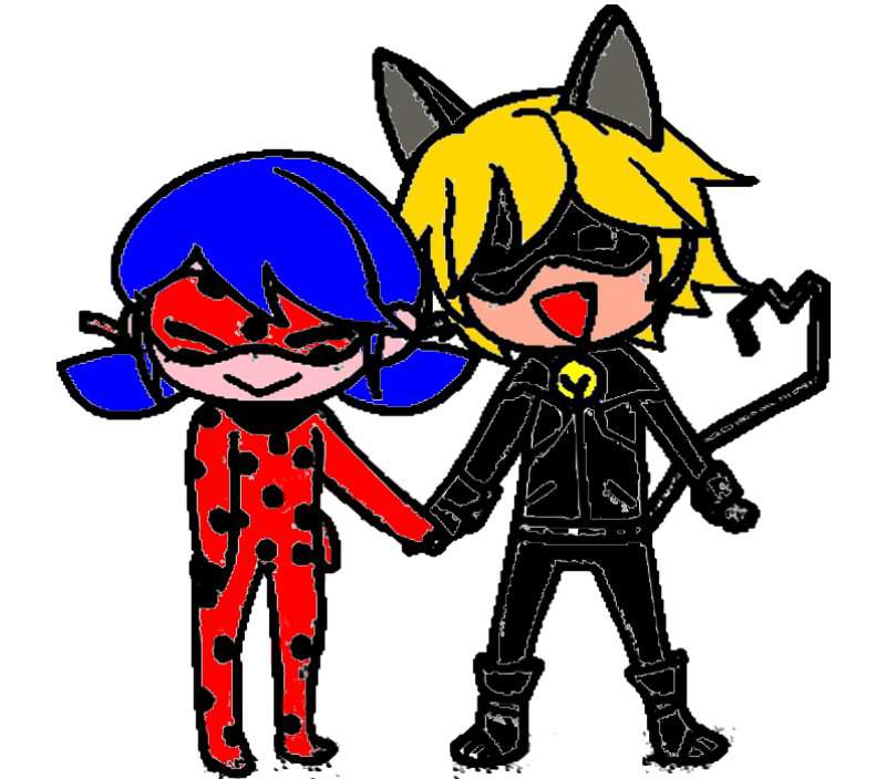 Ladynoir chibi | Miraculous Ladybug FR 🐞 Amino