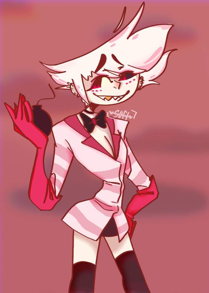 𝑨𝒏𝒈𝒆𝒍 𝑫𝒖𝒔𝒕(𝐻𝑢𝑚𝑎𝑛) | Hazbin Hotel (official) Amino