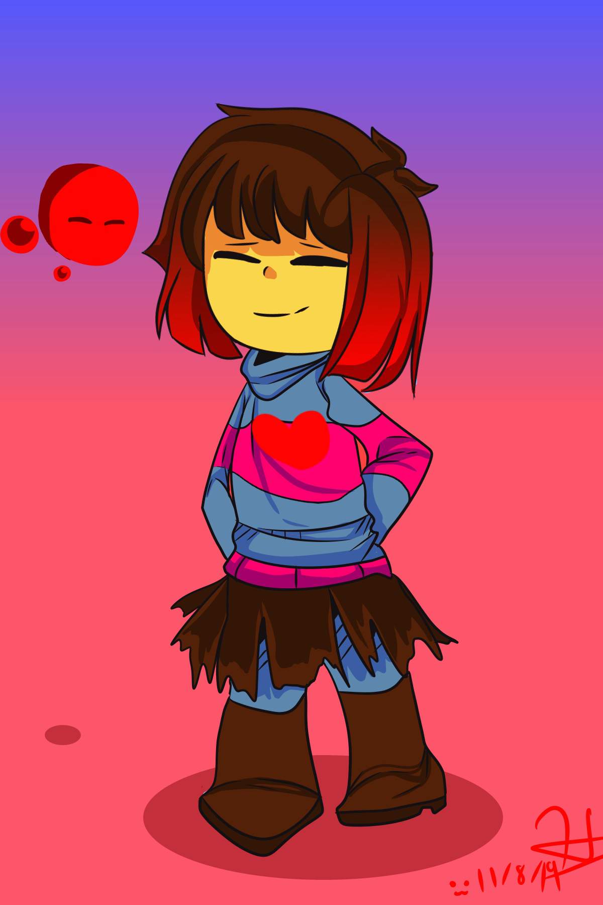 Glitchswap! Betty and Frisk Noire | Glitchtale Amino