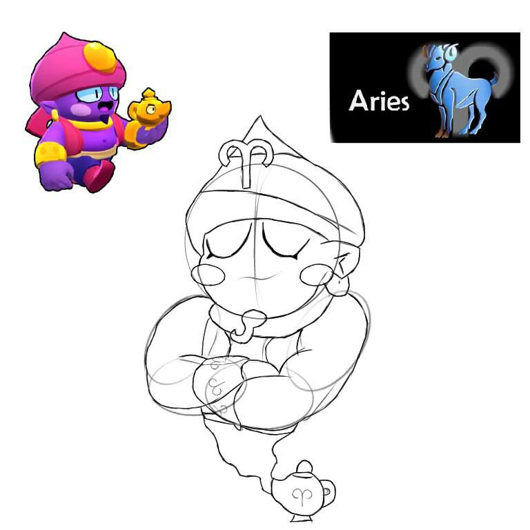 Dibujos De Brawl Stars Para Colorear Genio