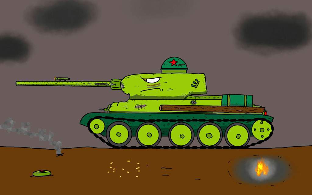 Как нарисовать гусеницы у танка