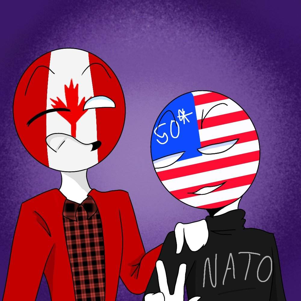 Canada and America | •Countryhumans Amino• [ENG] Amino