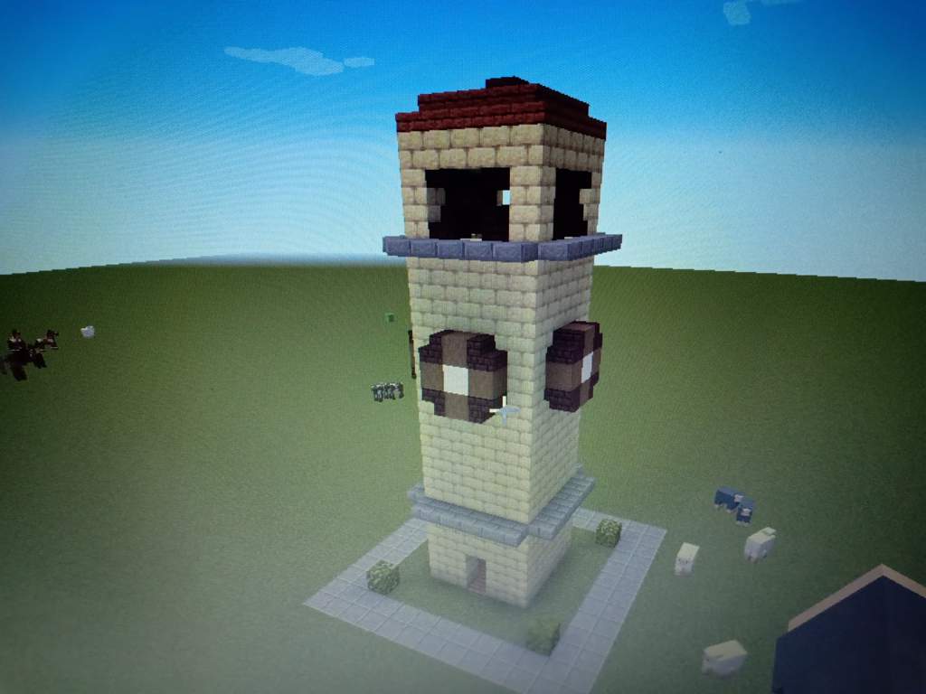 I Made The Og Clock Tower In Minecraft Fortnite Battle Royale Armory Amino