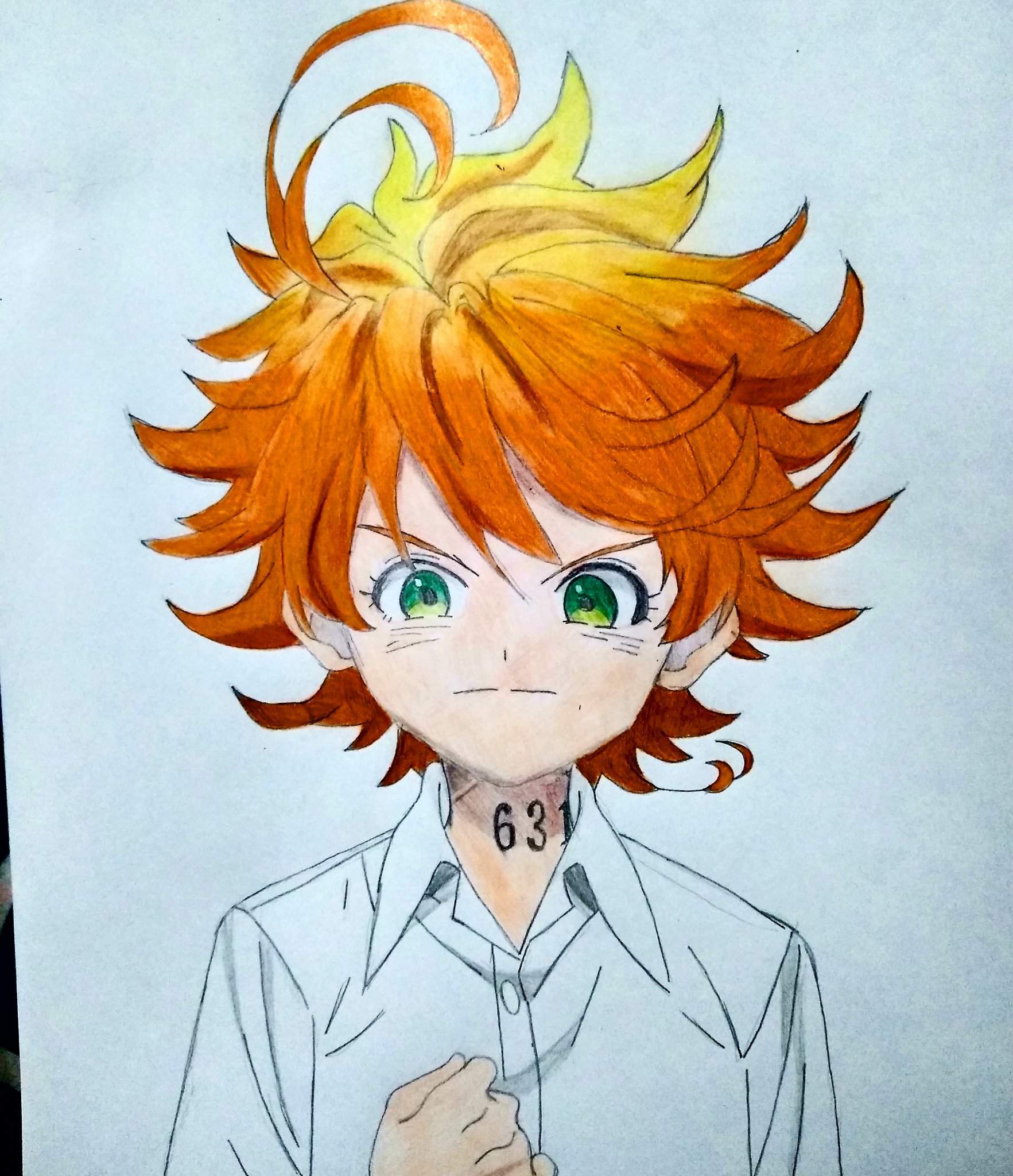 Dibujo de Emma | The Promised Neverland | •Anime• Amino