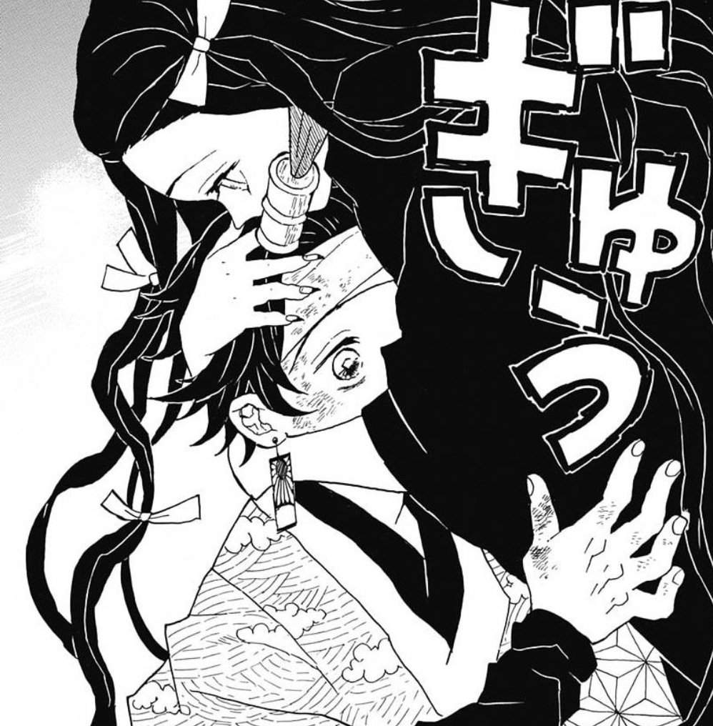 Loving the Nezuko and Tanjiro panels | Anime Amino