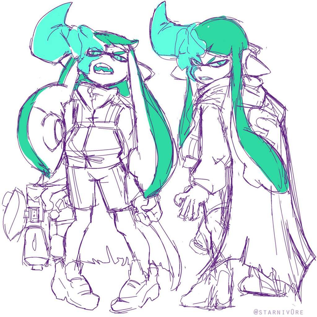 Splatoon Agent 5 And 6 - Margaret Wiegel