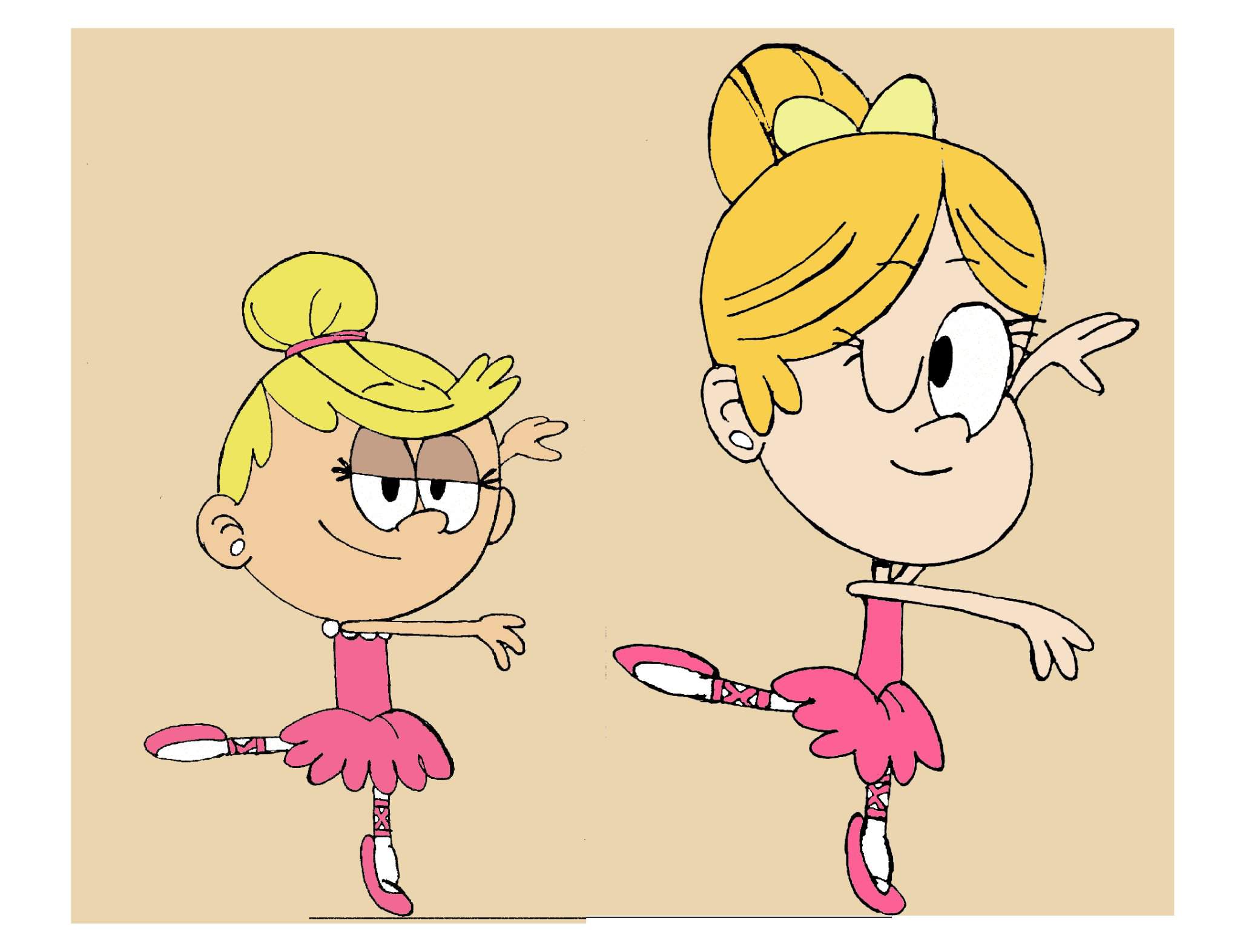 Lola y ribbon_qt/ballerina_qt | The Loud House Español Amino