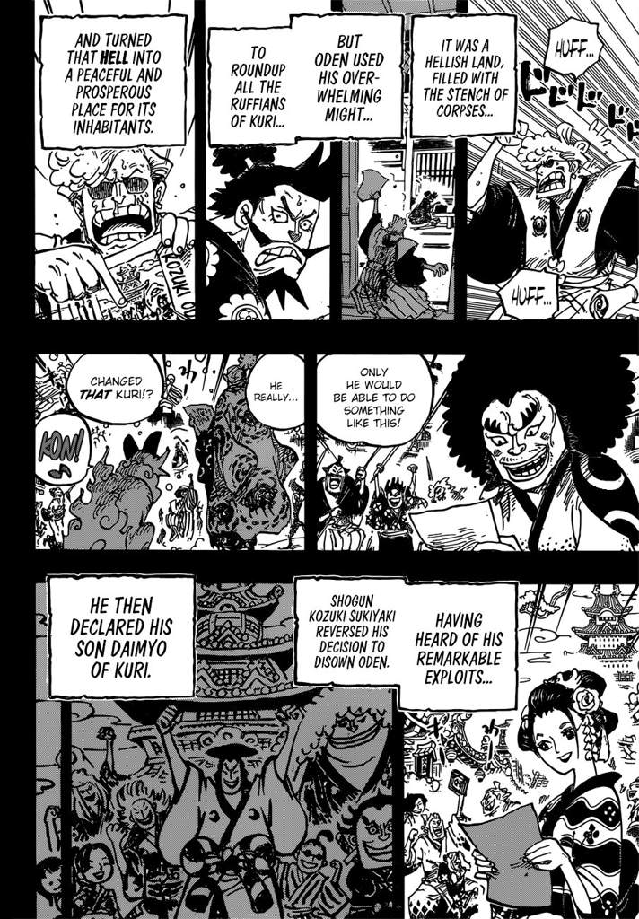 One Piece Chapter 962 The Daimyo And His Retainers Analysis One Piece Amino