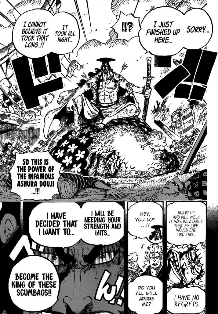 One Piece Chapter 962 The Daimyo And His Retainers Analysis One Piece Amino