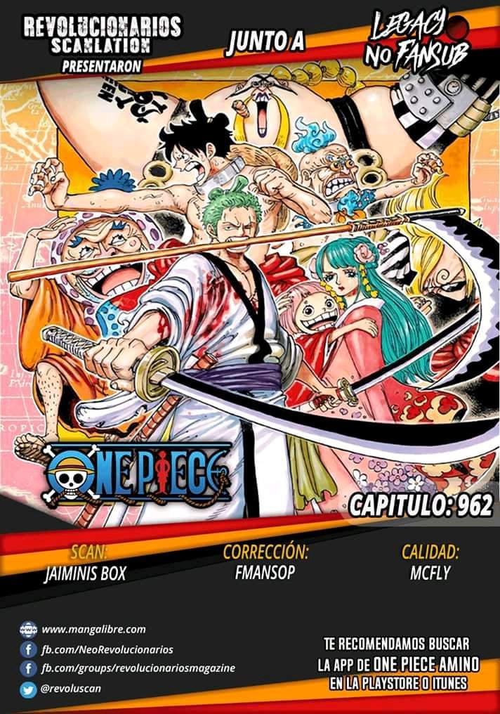 One Piece Manga 962 One Piece Amino