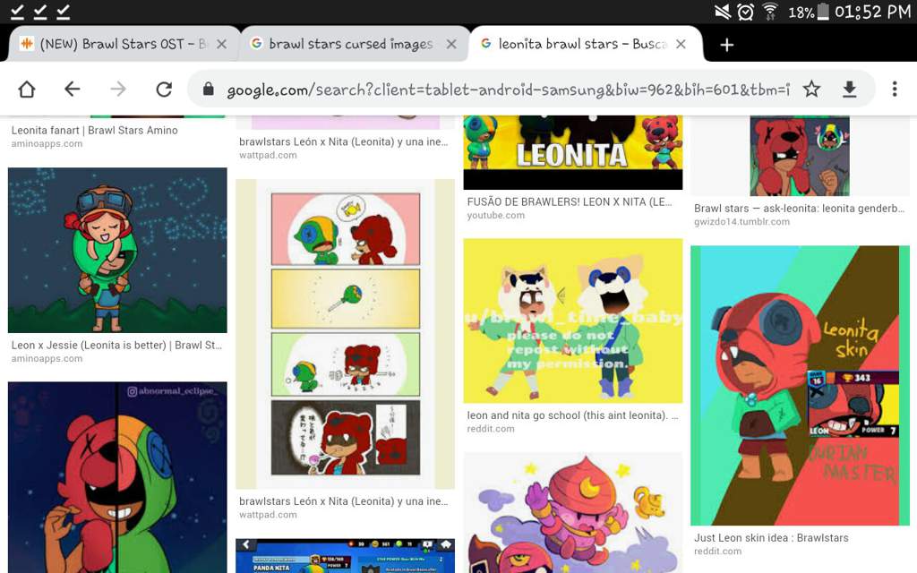 So I Was Searching Leonita Images To Put On A Cursed Image Comp And Found Myself For The Second Time On The Internet The Yellow One Brawl Stars Amino