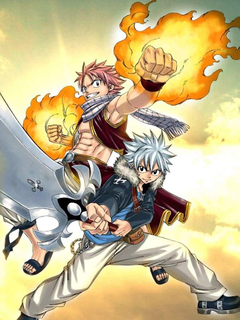 Natsu Vs Haru Fairy Tail Vs Rave Master Commission Fairy Tail Amino