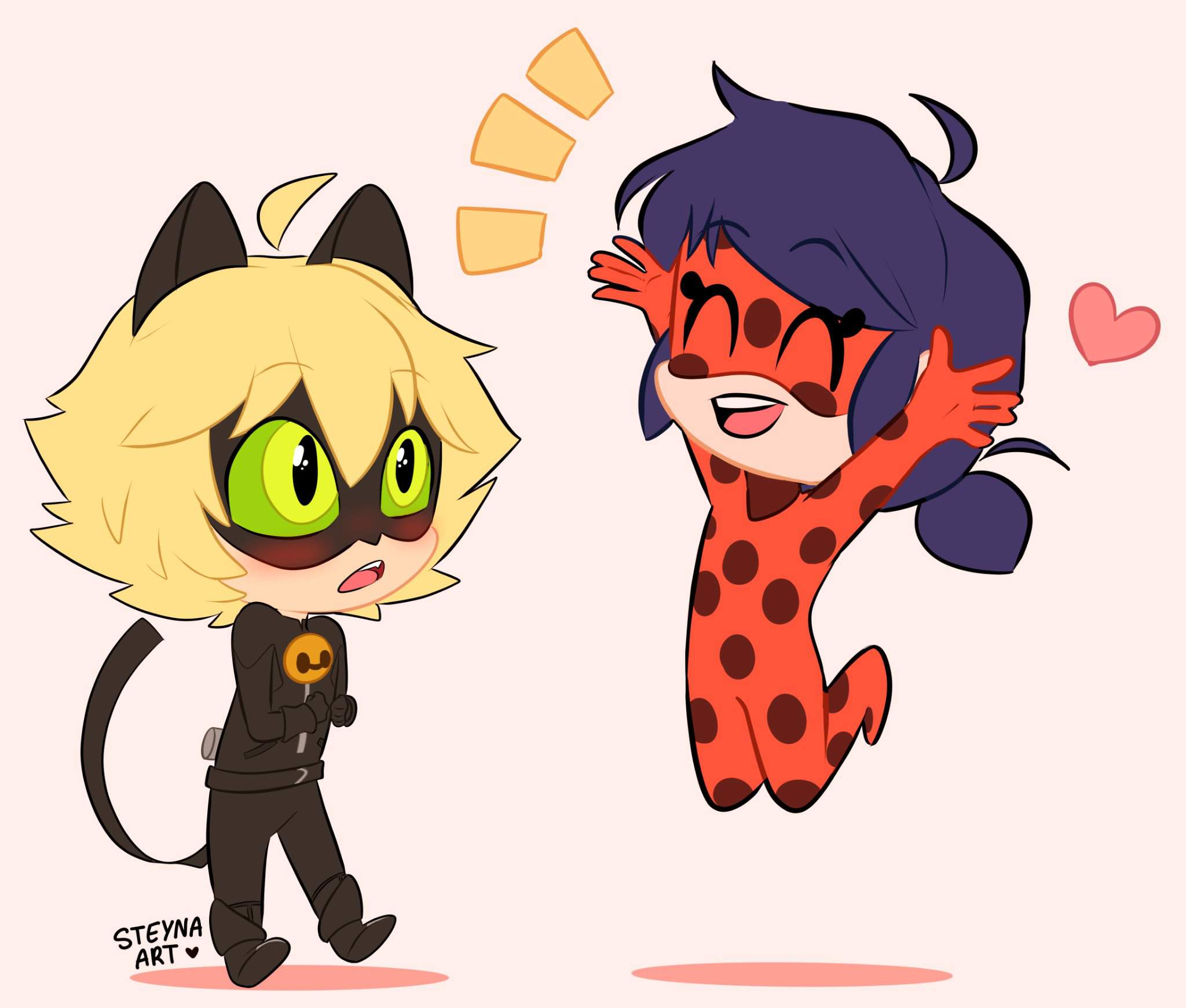 Ladynoir Chibi OwO | Miraculous Ladybug FR 🐞 Amino