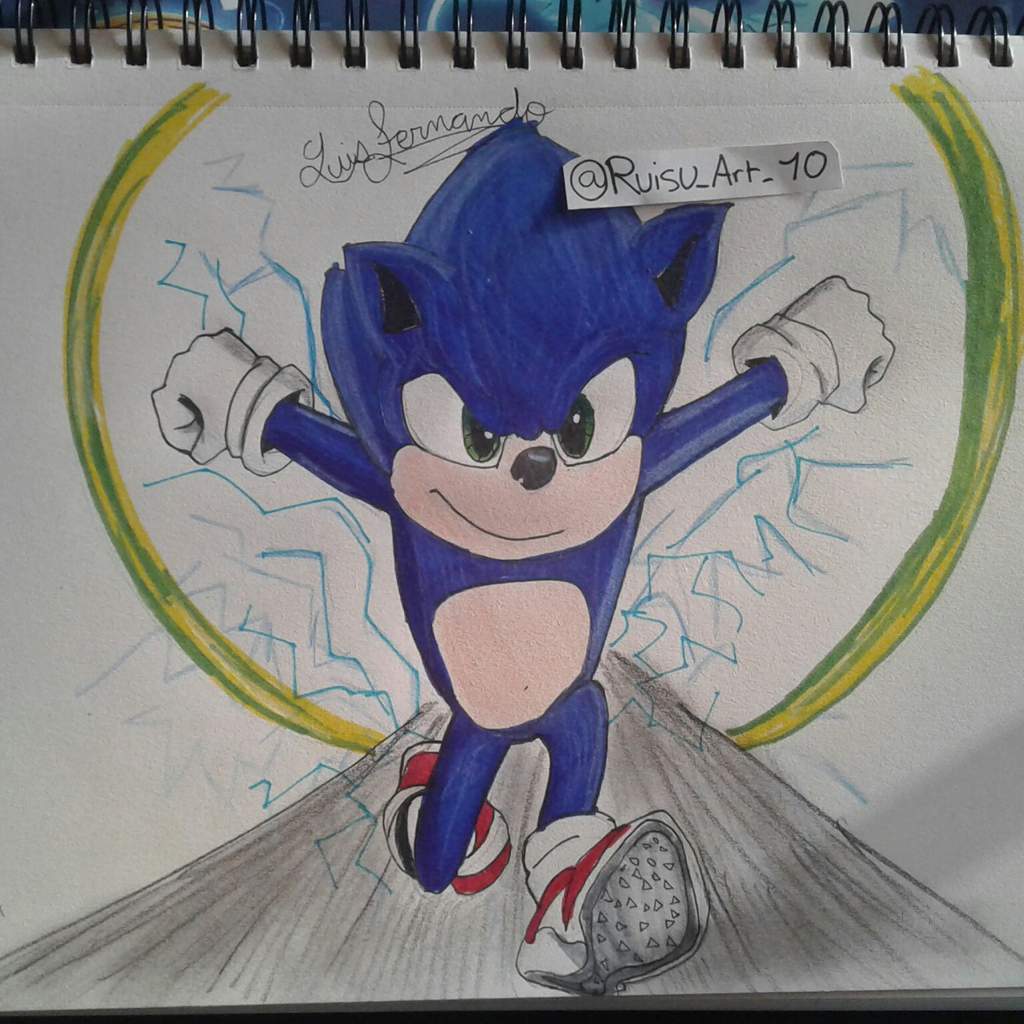 Dibujo de Sonic (la pelicula) | Arte Anime Amino Amino