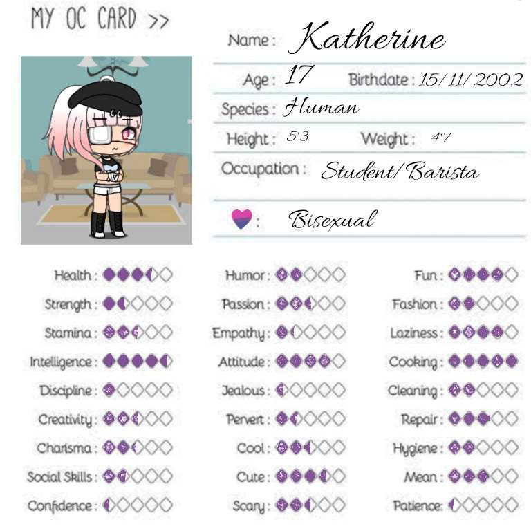 Katherine | Wiki | ♤Gacha Lovers Amino♤ Amino