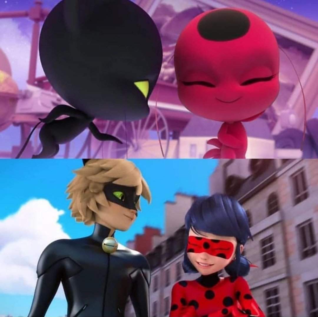 You gotta admit Plagg and Tikki are made for each other like Adrien and ...