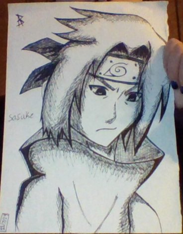 Sasuke Ink Drawing | Naruto Amino