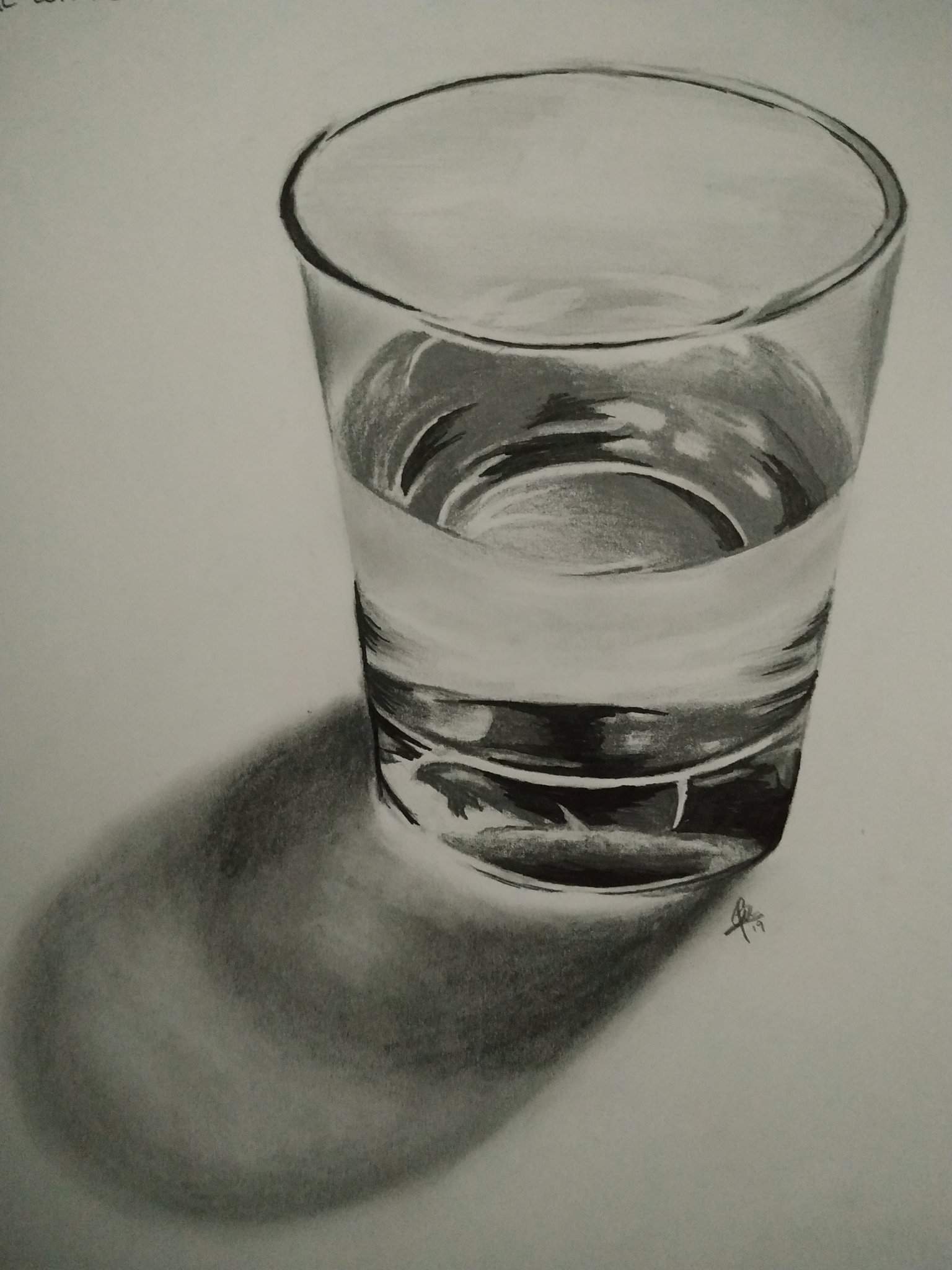 Vaso con agua | DibujArte Amino