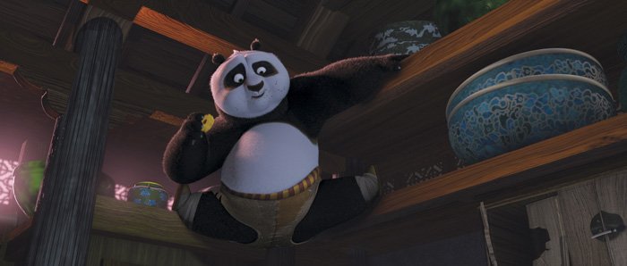 kung fu panda po eating