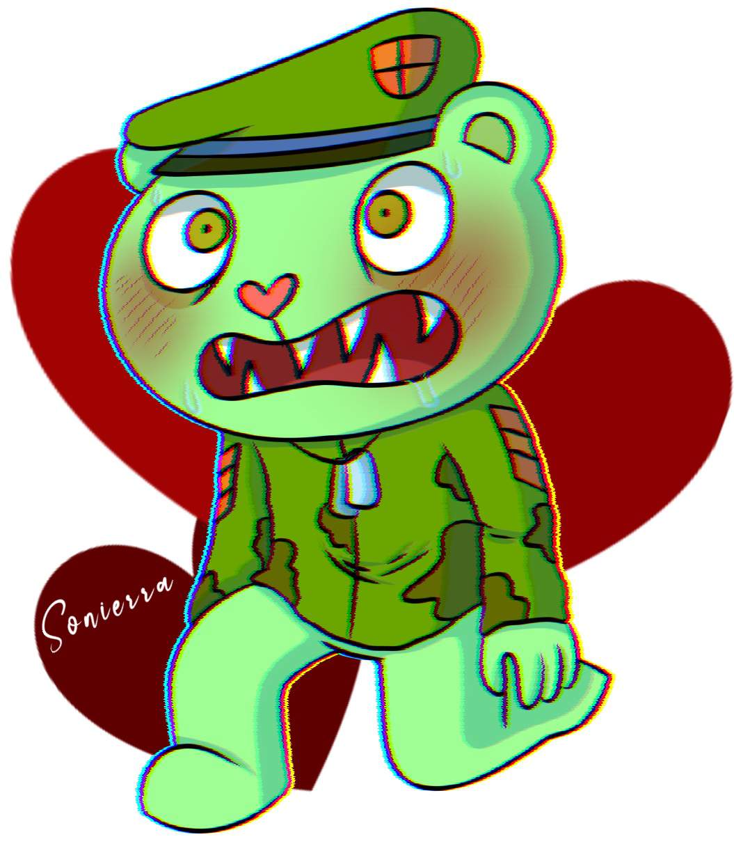 Fliqpy struck in Love I guess? Idk but love him. | Happy Tree Friends Amino