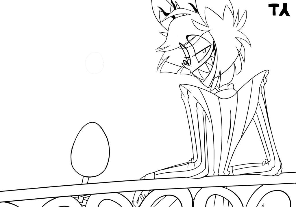 Alastor On The Balcony Hazbin Hotel Official Amino