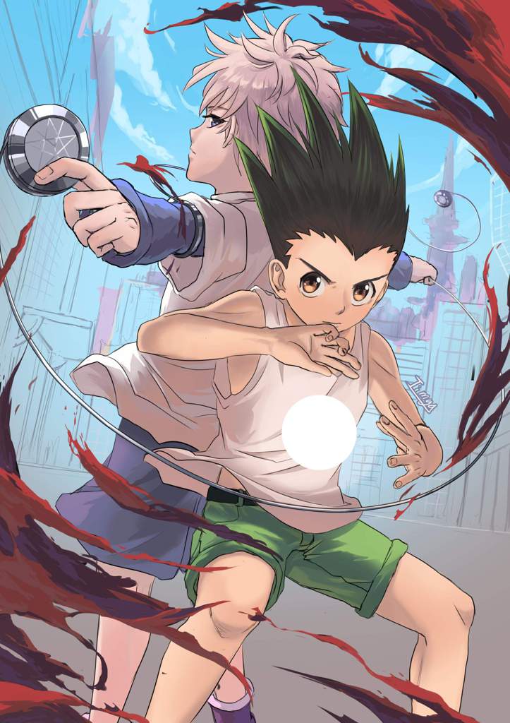 Dessin Hunter X Hunter Gon Et Kirua Dessin/Fanart : Gon & Killua, Hunter x Hunter | Anime et Manga Amino
