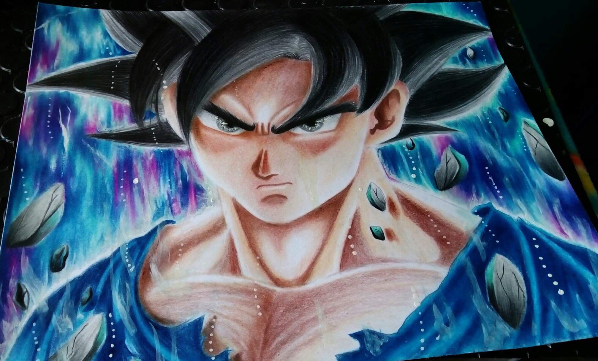 Goku Ultra instinto semi realista 🎨🎨🎨🎨 | •Arte Amino• Amino